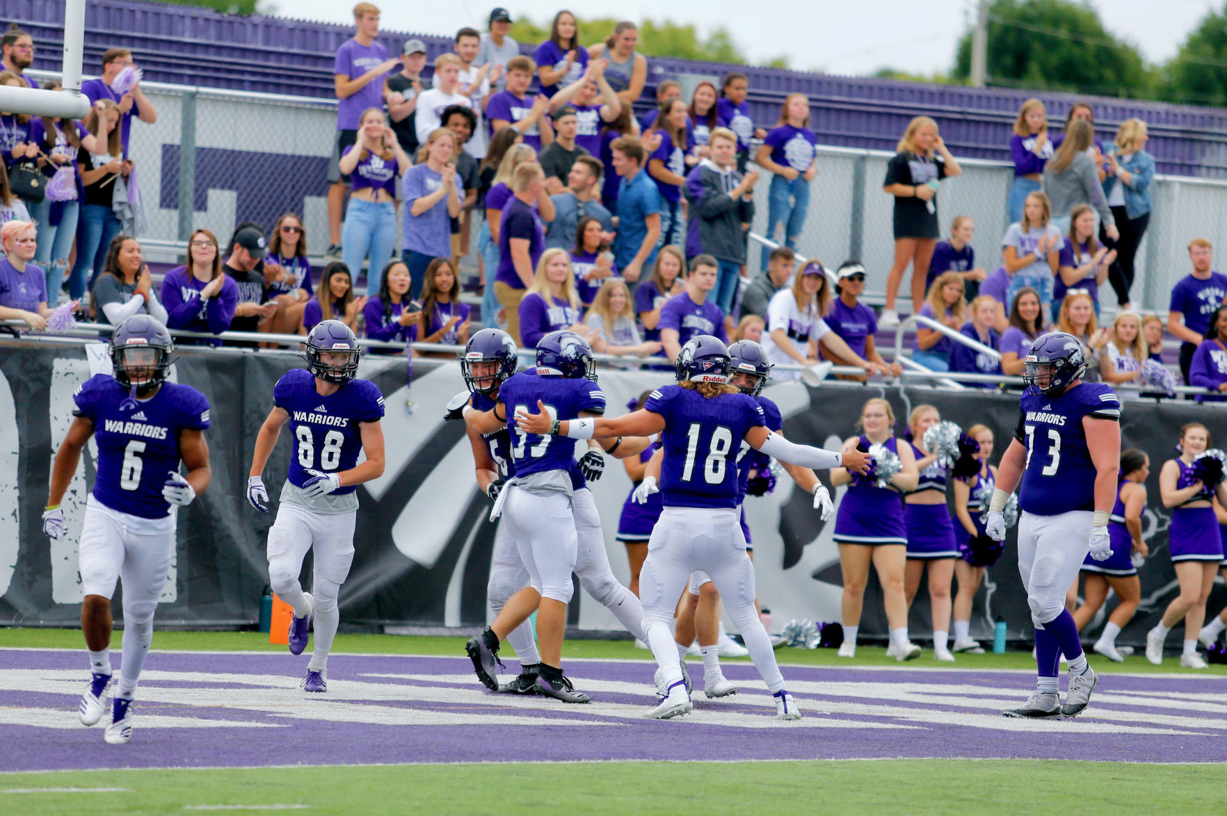 WSU FB vs Wayne State